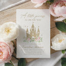 Search for princess baby shower invitations Floral