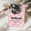 Search for disco thank you cards Pink