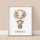 Search for hot air balloon nursery posters Watercolor