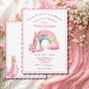 Search for over the rainbow invitations Girl