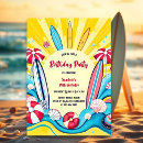 Search for surfs up invitations Surf board
