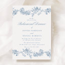 Search for vintage rehearsal dinner invitations Elegant