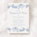 Search for floral engagement party invitations Vintage