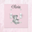Search for nursery light switch covers Baby girl