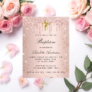 Search for modern baptism invitations Glitter