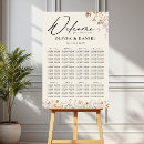 Search for large wedding seating charts Modern elegant simple