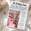 Search for 31st birthday invitations Modern