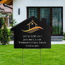 Search for real estate signs House for sale