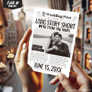 Search for newspaper wedding save the dates Modern