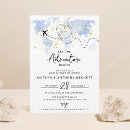 Search for travel baby shower invitations Map