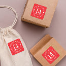 Search for valentines day labels Red and white