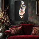 Search for day of the dead woman art Sugar skull
