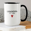 Search for pregnancy announcement mugs Grandpa
