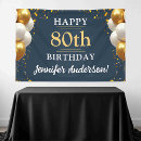 Search for 80th birthday banners Modern