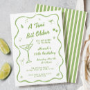 Search for martini birthday invitations Hand drawn