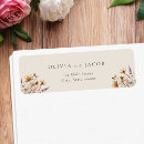 Search for boho chic return address labels Wildflower