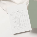 Search for menu enclosure cards Modern
