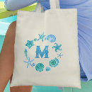 Search for seashell tote bags Monogrammed