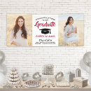 Search for red and black graduation banners Congratulations graduate