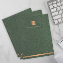 Search for professional presentation folders Monogrammed