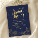 Search for navy bridal shower invitations Modern