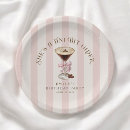 Search for martini plates Pink bow