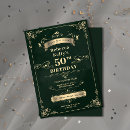 Search for emerald green birthday invitations Classic