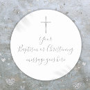 Search for christening stickers Simple