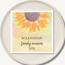 Search for family reunion napkins Family get together