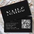 Search for cool fonts business cards Black