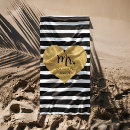 Search for just married beach towels Wife