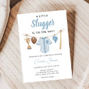 Search for little slugger baby shower invitations Clothesline