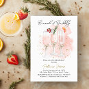 Search for pink bridal brunch invitations Watercolor