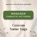 Search for magnetic back name tags Simple