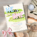 Search for golf gender reveal invitations Modern