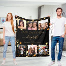 Search for black and gold fleece blankets Photo collage