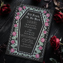 Search for till death do us part wedding invitations Gothic
