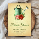 Search for watering can bridal shower invitations Summer