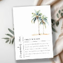 Search for palm trees baby shower invitations Beach