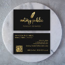 Search for gold text business cards Black and gold