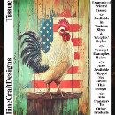 Search for patriotic tissue paper Rustic