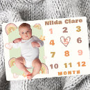 Search for rainbow baby blankets Monthly growth tracker