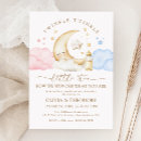 Search for twinkle twinkle little star gender reveal invitations He or she