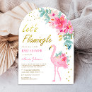 Search for flamingo baby shower invitations Let's flamingle