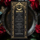 Search for event menus Black and gold