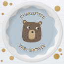 Search for teddy bear baby shower plates Modern