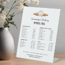 Search for bakery price lists Simple