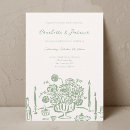 Search for hand drawn wedding invitations Modern