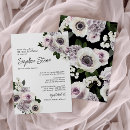 Search for anemone bridal shower invitations Modern