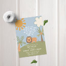 Search for jungle baptism invitations Lion